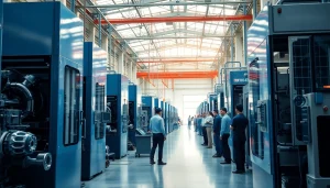 Diecaster Malaysia: A modern diecasting manufacturing facility showcasing advanced machinery and skilled professionals.
