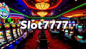 Experience the thrill of Slot777 with vibrant slot machines and casino action.