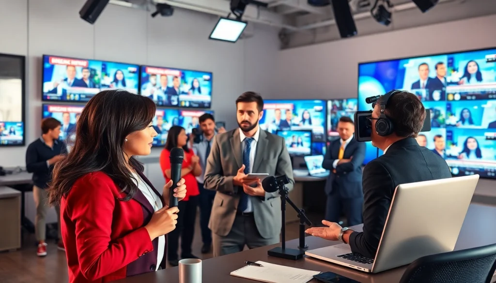 Capture the energy of https://news-parade.com.ua with diverse reporters in a dynamic newsroom.