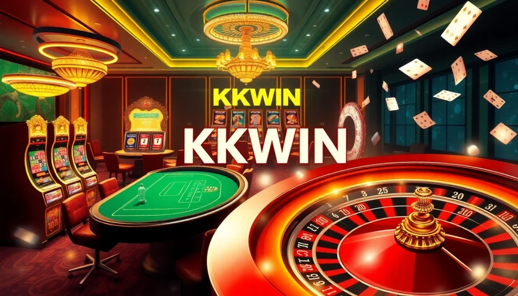 Experience thrilling online gambling at https://kkwin.co.com/ with luxurious casino tables and sparkling slot machines.