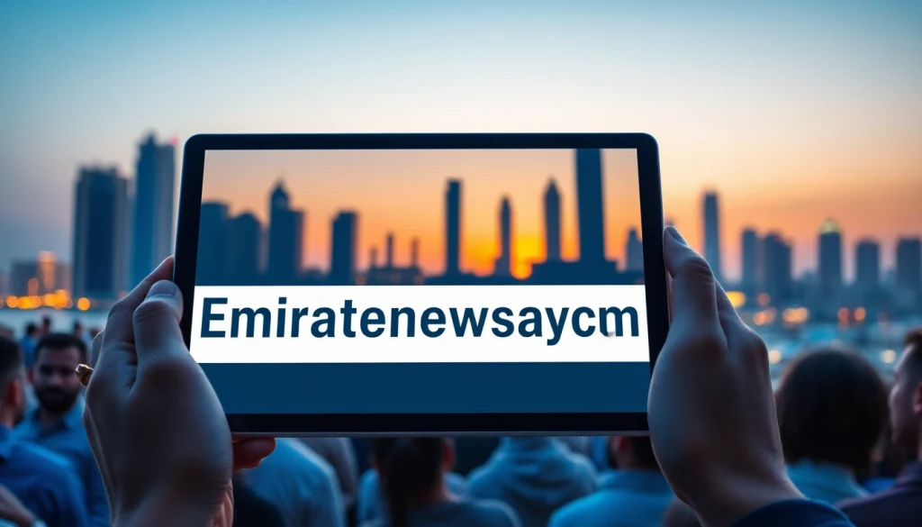 اكتشف الأحداث العاجلة على Emiratenewsday.com بمشاركة مجتمع متنوع.