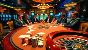 Experience high-stakes gaming at BIG88.BAR with luxury poker tables and vibrant casino energy.