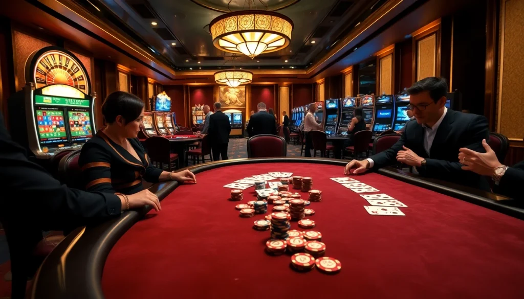 Experience high-stakes gaming at https://mm88.bar/ with engaging poker tables and roulette wheels.