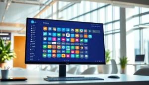Engage with the Ai Tool Directory showcasing diverse AI tools in a modern workspace.