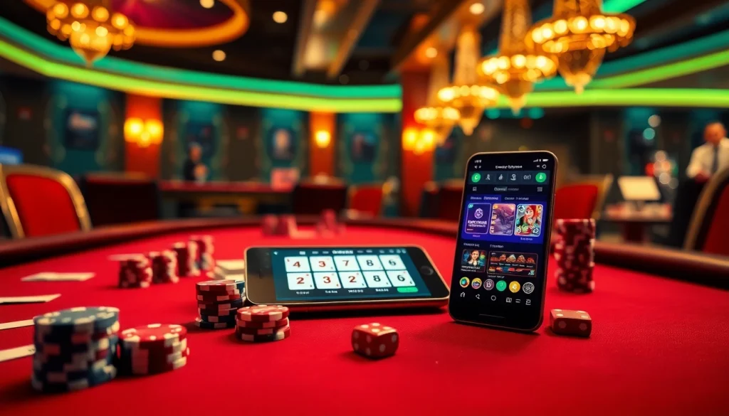 Experience the thrill of gambling with keo PU88 at a luxurious online casino table featuring cards and chips.