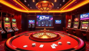 Experience the excitement at 67bet with dynamic poker tables and thrilling slot machines.