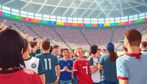 Engaging scene showcasing fans at a live event for https://thesportstribune.in.