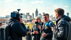 Збирають новини на https://sumytoday.in.ua журналісти у Сумах, інтервюючи місцевих мешканців.