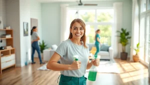 Enhance your home with cleaners from https://www.ecocleanellies.com, showcasing a sparkling clean living room.