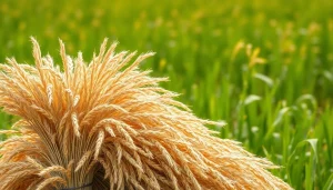 Jute fibers displayed prominently against a natural backdrop, showcasing their organic qualities.