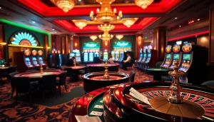 Experience excitement on Trang Chủ THABET with vibrant casino games and luxury gambling atmosphere.