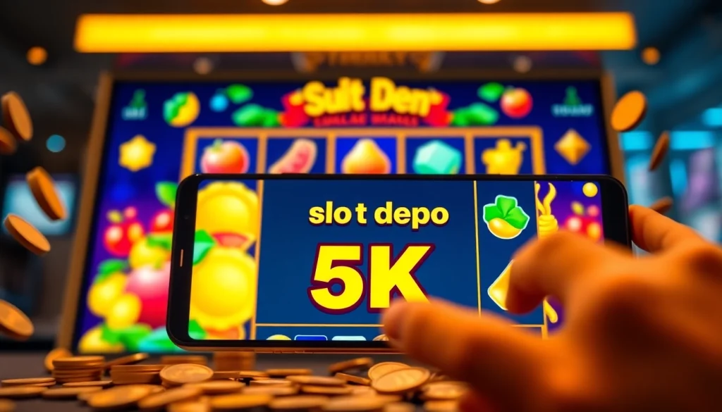 Maksimalkan pengalaman slot depo 5k di platform judi online dengan visual menarik dan interaktif.