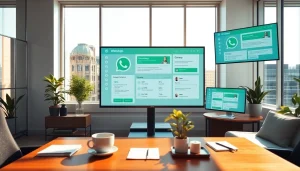 Understanding What is a CRM for WhatsApp through a professional digital dashboard integration visualization.