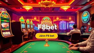 Engage with Đăng ký F8bet at a luxurious online casino showcasing exciting games and thrilling experiences.