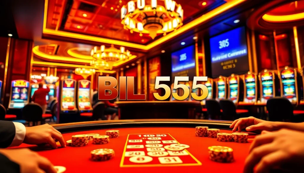 Engaged players at the BL555 casino poker table, showcasing excitement and luxury.