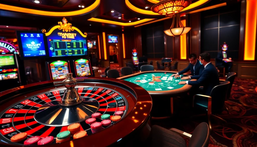 Engaging online gaming experience at https://tr88vip.co.com/ with roulette, poker, and vibrant slots.