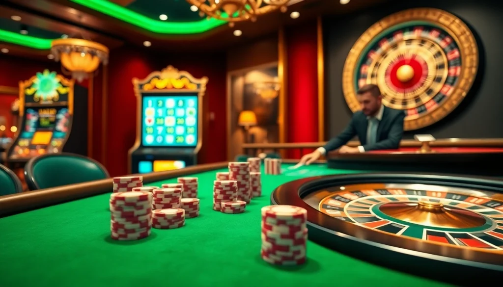 Capture the thrilling atmosphere of gambling with online casino elements like poker chips and a roulette wheel at https://hitclub.global.