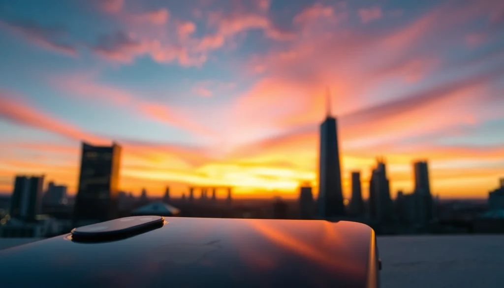 Interacción con el iPhone 17 Pro Max mientras se aprecia su diseño moderno y elegante.