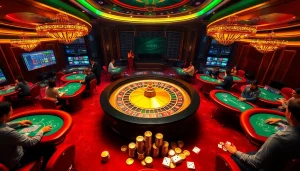 Experience excitement at NH88vn.com with a lively casino scene full of games and vibrant colors.