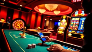 Experience the excitement of 33win with engaging casino games and vibrant online interfaces.
