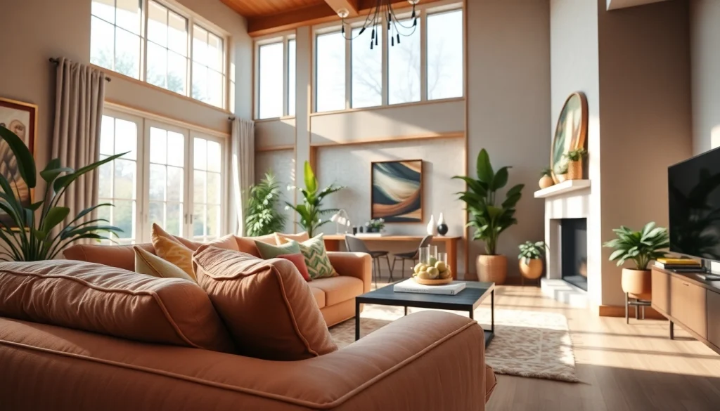 Explore the stylish interior of a dream home showcasing elegance and comfort at https://mojwymarzonydom.pl/.