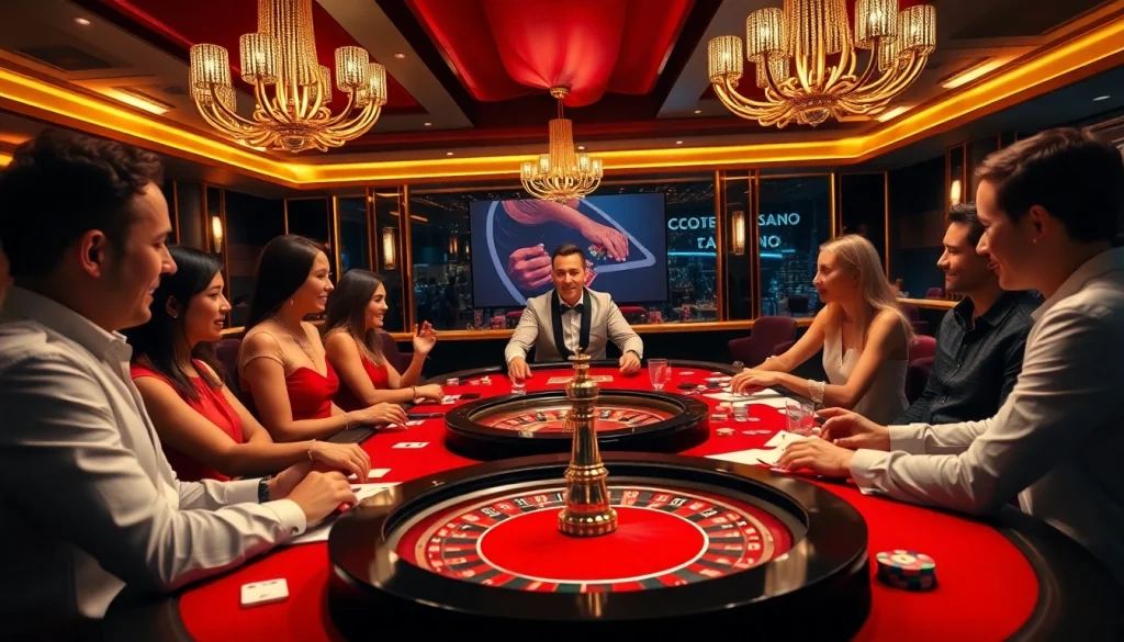 Experience dynamic gameplay at Live casino DH88 with engaging dealers and vibrant casino elements.