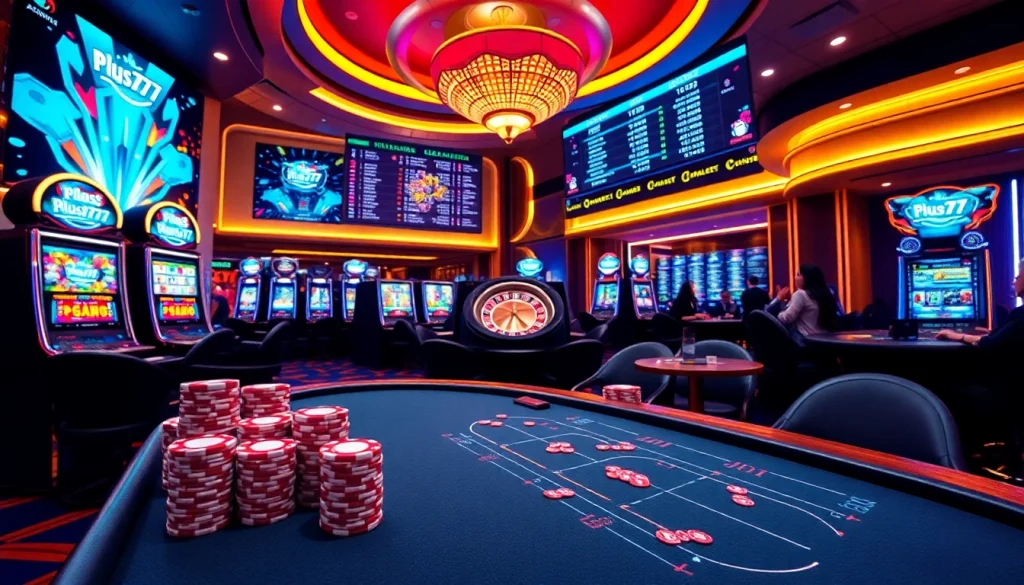 Experience the thrill of plus777 with captivating casino games and exciting betting options.