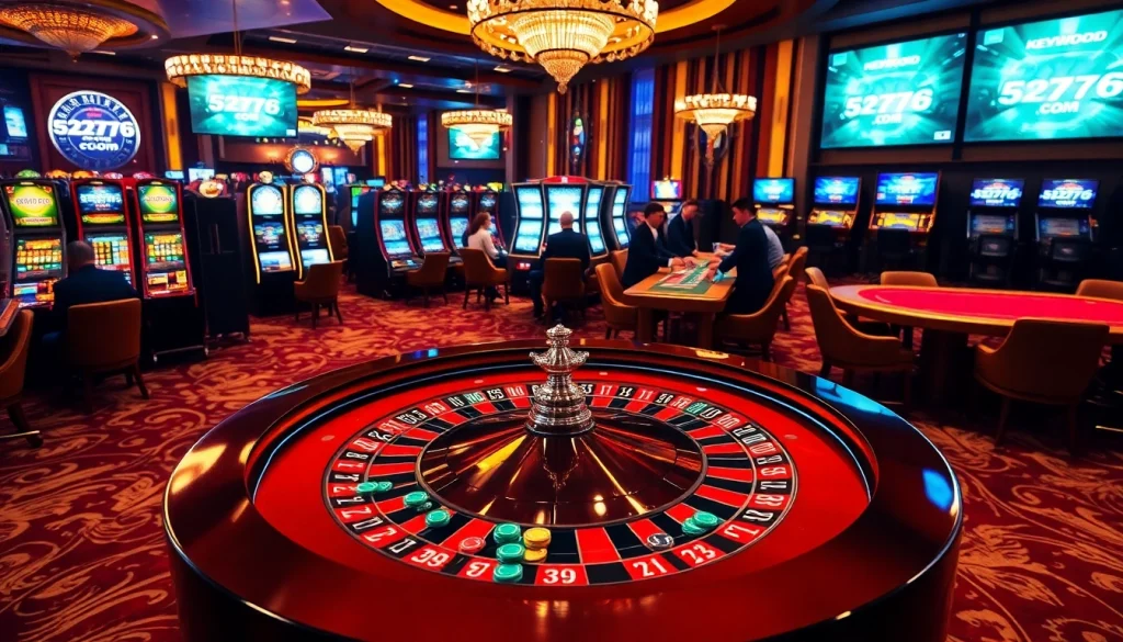 Experience the thrill of winning at 5z7776 com with vibrant casino visuals and gameplay excitement.