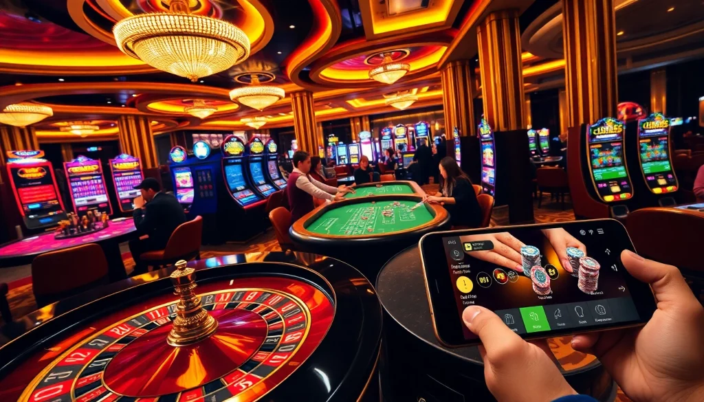 Experience the thrill of winning at CM88.bz with vibrant casino scenes and exciting gameplay.