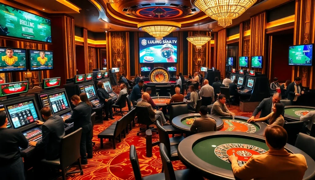 Experience the thrill of betting at lương sơn tv with high-end terminals and live sports events.