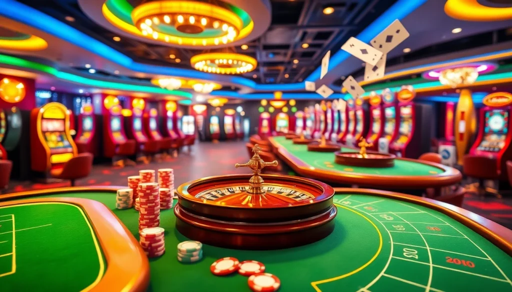 Experience thrilling gameplay at PGSLOT IN with engaging slot machines and poker tables.