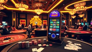 Experience exciting gameplay at 789win with vibrant casino tables and luxurious atmosphere.