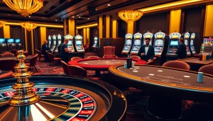 Experience the excitement of KP88's casino gaming with vibrant tables and authentic dealers.