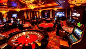 Experience high-stakes gaming excitement at 789win com with vibrant roulette and poker tables.