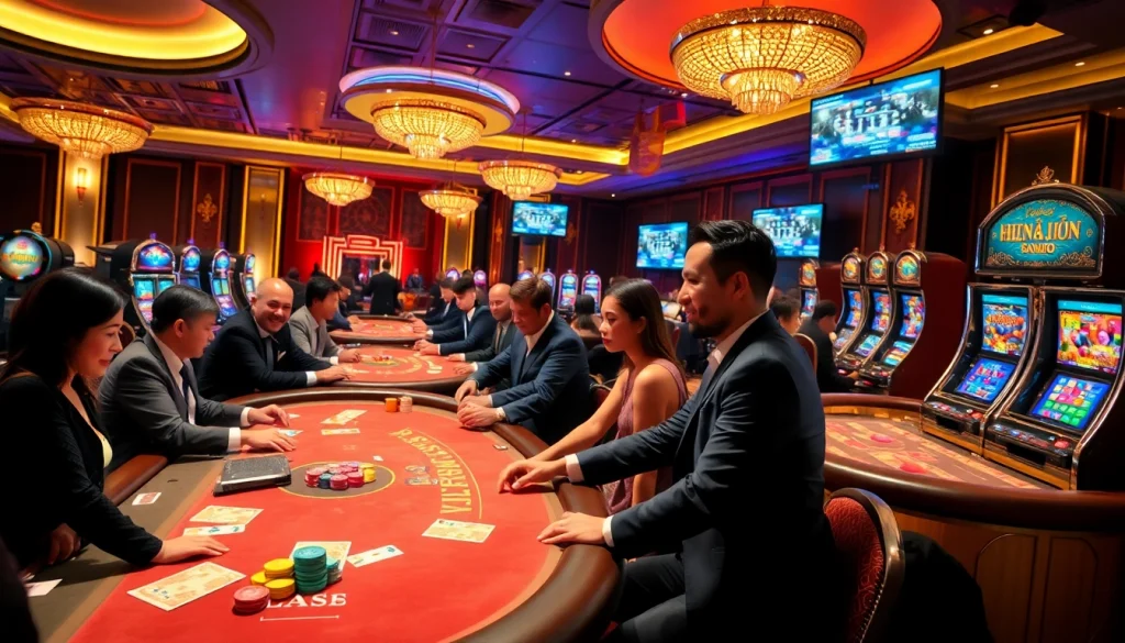 Lương Sơn TV platform bringing excitement with live betting at a luxurious casino event.