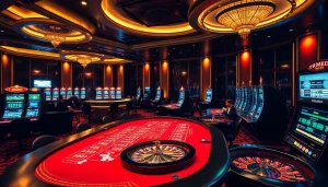 Engaging players at the Hidden Wiki themed casino table filled with vibrant poker chips and roulette wheels.