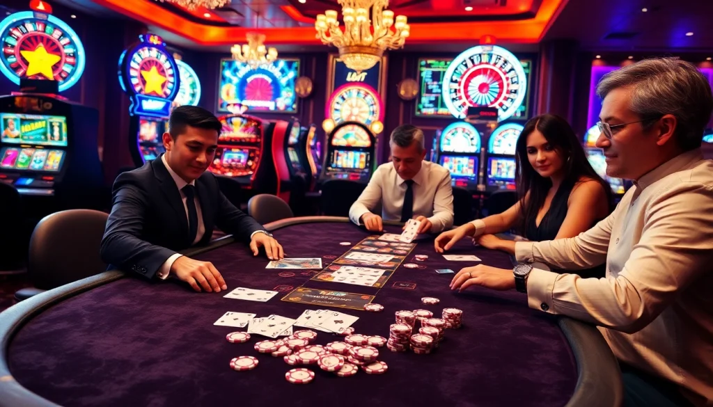 Experience thrilling gameplay at PS99 COM with vibrant casino tables and colorful slots.