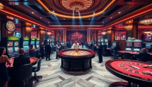 Check out the exciting casino scene at okking com featuring vibrant tables and thrilling gameplay.