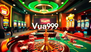 Experience the excitement of Vua99 online gambling with captivating casino visuals.