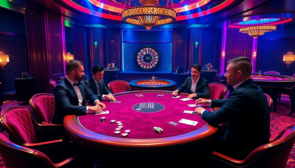 Experience the excitement of gambling at https://789club.fast/ with a luxurious poker scene featuring high-stakes players.