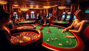 SOIBET players experience the thrill of live gaming at luxury casino tables with exciting action.