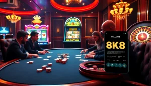 Experience thrills at BK8's luxurious casino with poker, slots, and roulette excitement.
