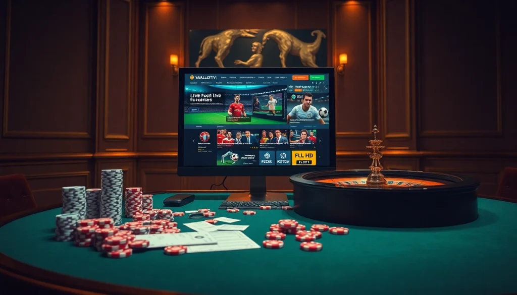 Watch live football matches on https://vaoluoitv.it.com with the excitement of a casino setting.