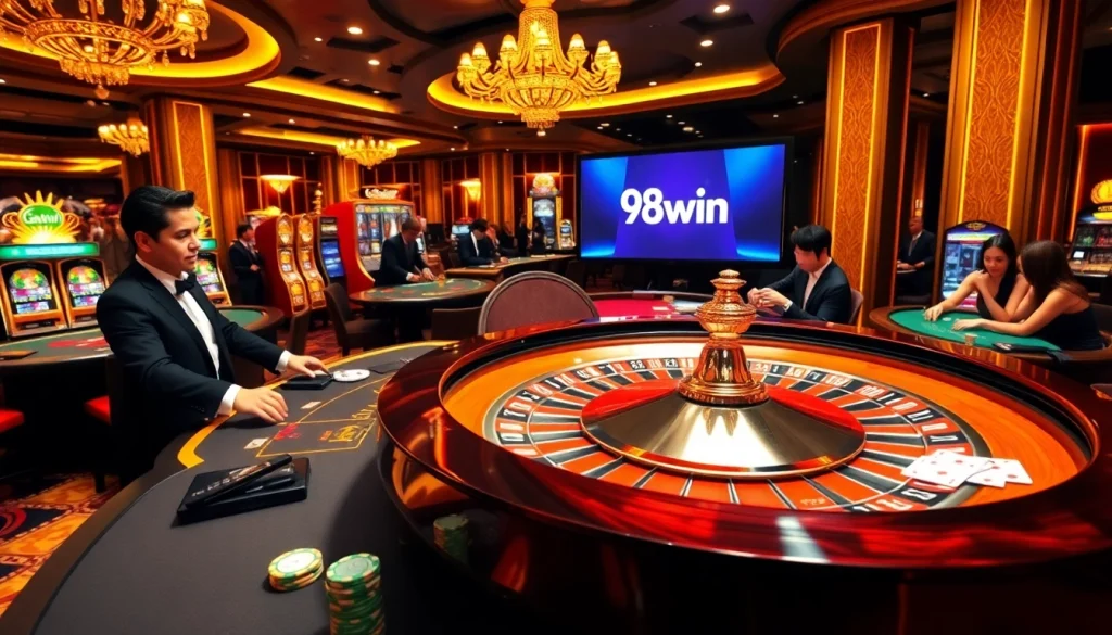 Experience thrilling bets at 98win com with casino games and vibrant roulette tables.