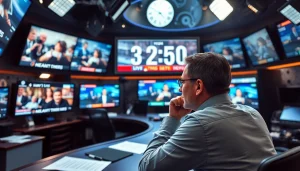 Report on Usa Today breaking news from a bustling newsroom environment.