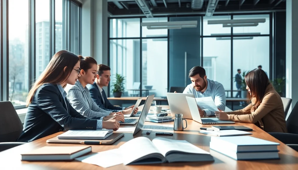 Delivering impactful it services for law firms in a vibrant office atmosphere.