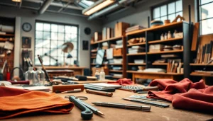 레플리카 디자이너의 작업 공간을 보여주는 이미지