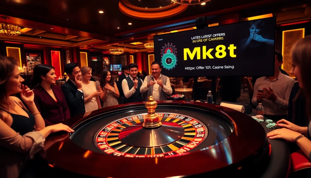 Engage in thrilling gameplay at https://mk8th.net/ with a luxury casino table featuring exciting roulette action.