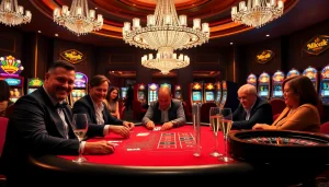 Engaging poker action at https://mb66.golf/ with players betting on a luxurious table.
