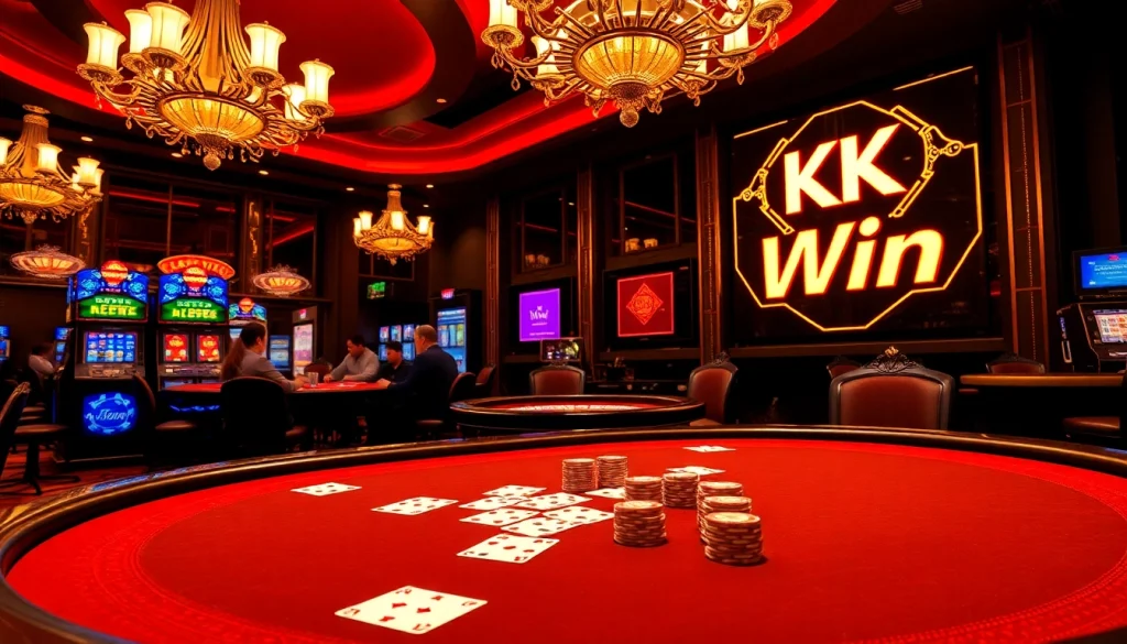 Experience the thrill of winning at KK Win's upscale casino with a vibrant gambling scene.